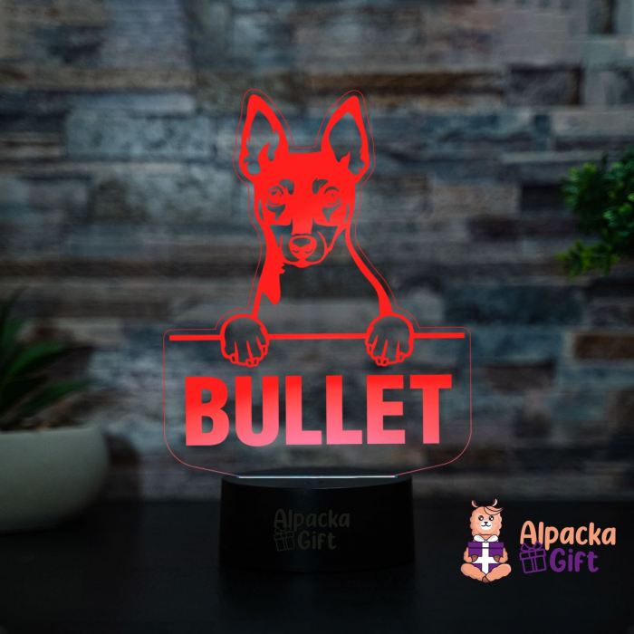Lampă 3D Toy Fox Terrier [3]