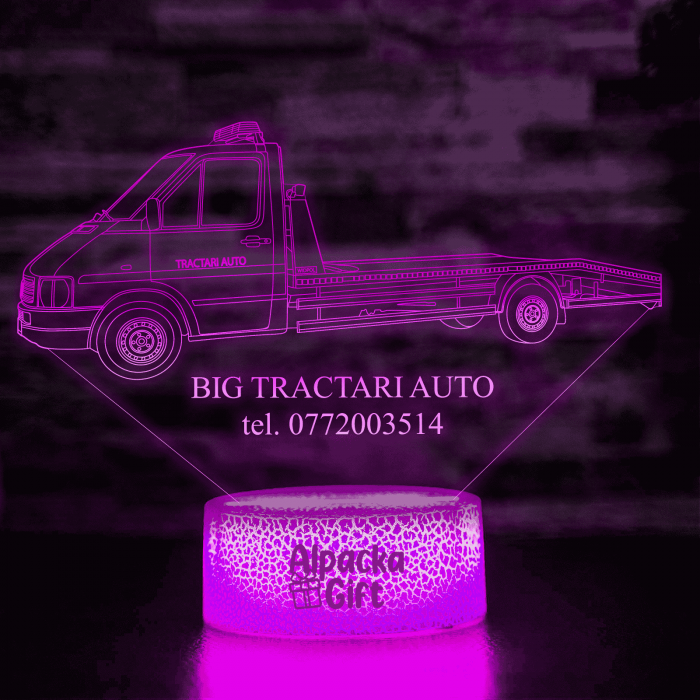 Lampă 3D - Tractări Auto [1]