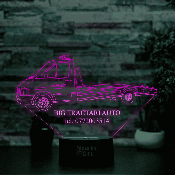 Lampă 3D - Tractări Auto [3]