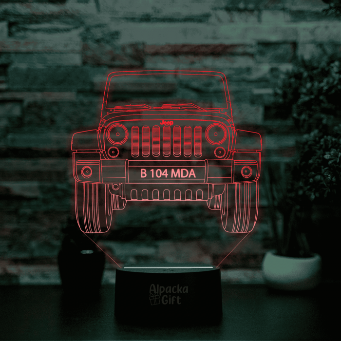 Lampă 3D - Jeep [4]