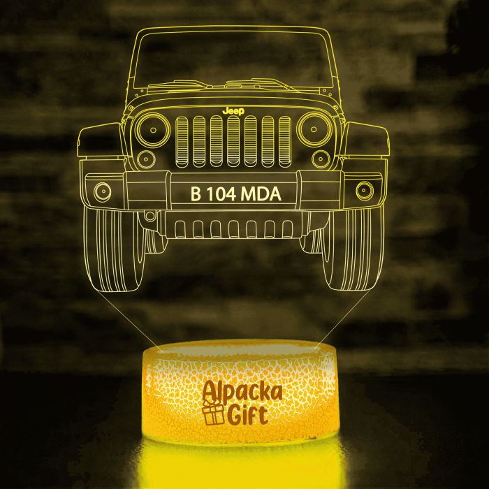 Lampă 3D - Jeep [2]