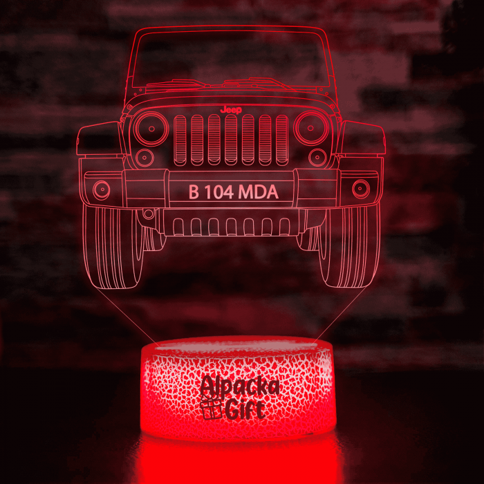 Lampă 3D - Jeep [4]