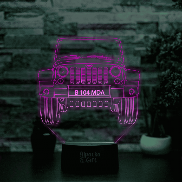 Lampă 3D - Jeep [3]