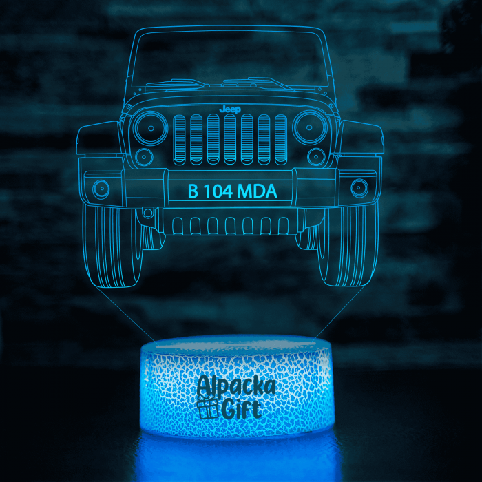 Lampă 3D - Jeep [3]