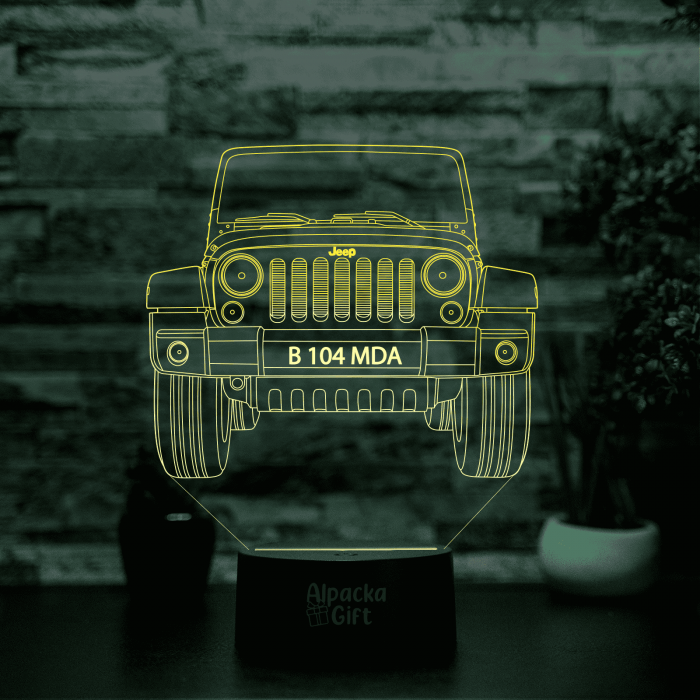 Lampă 3D - Jeep [2]