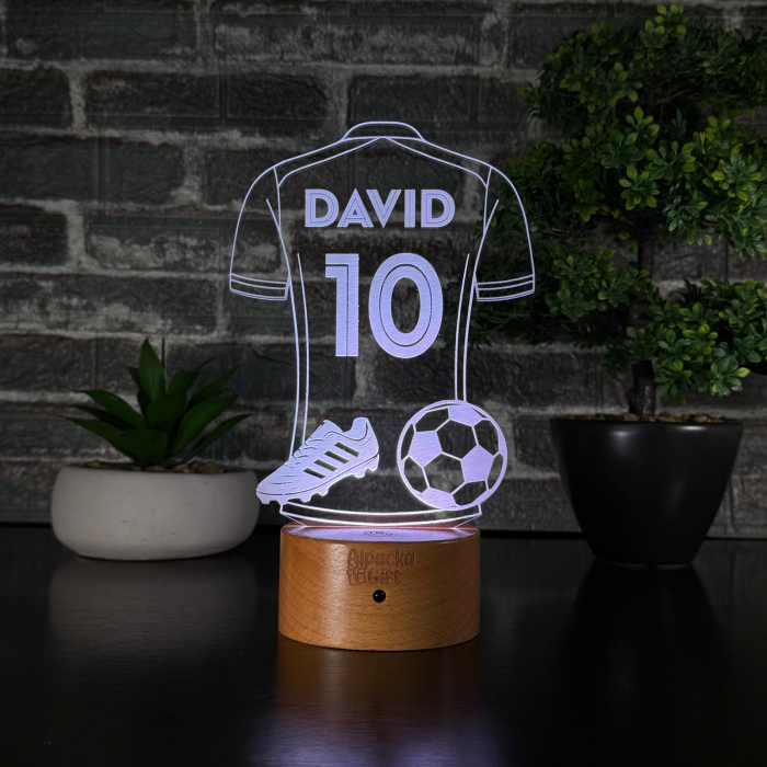 Lampă 3D - Tricou de Fotbal [2]