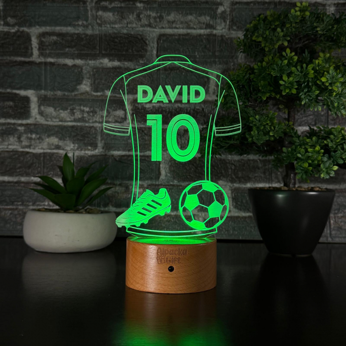 Lampă 3D - Tricou de Fotbal [4]