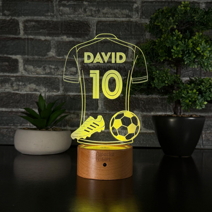 Lampă 3D - Tricou de Fotbal [6]