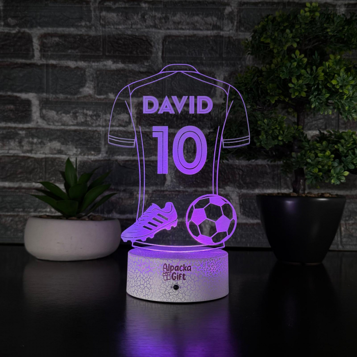 Lampă 3D - Tricou de Fotbal [7]
