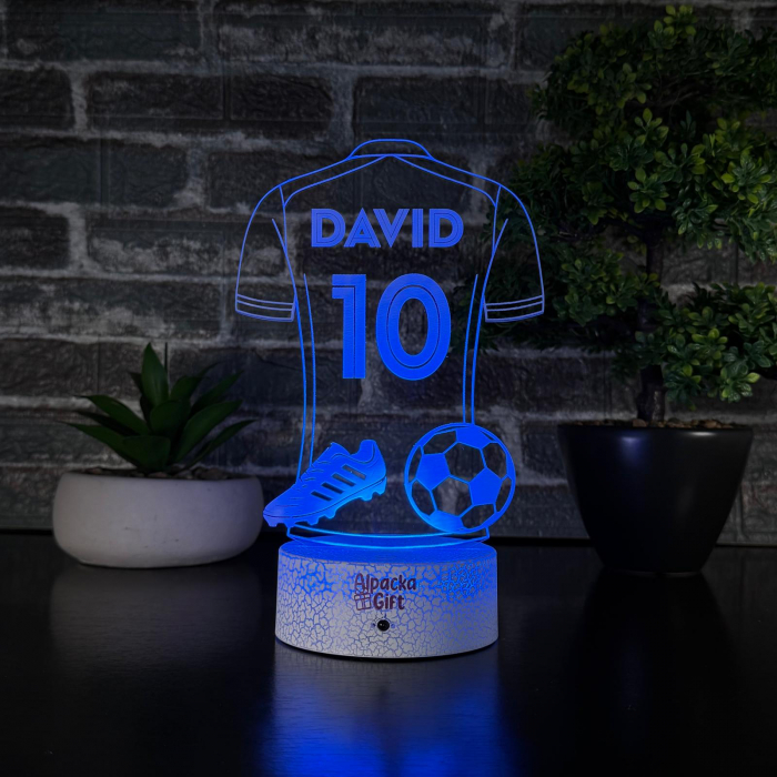 Lampă 3D - Tricou de Fotbal [6]