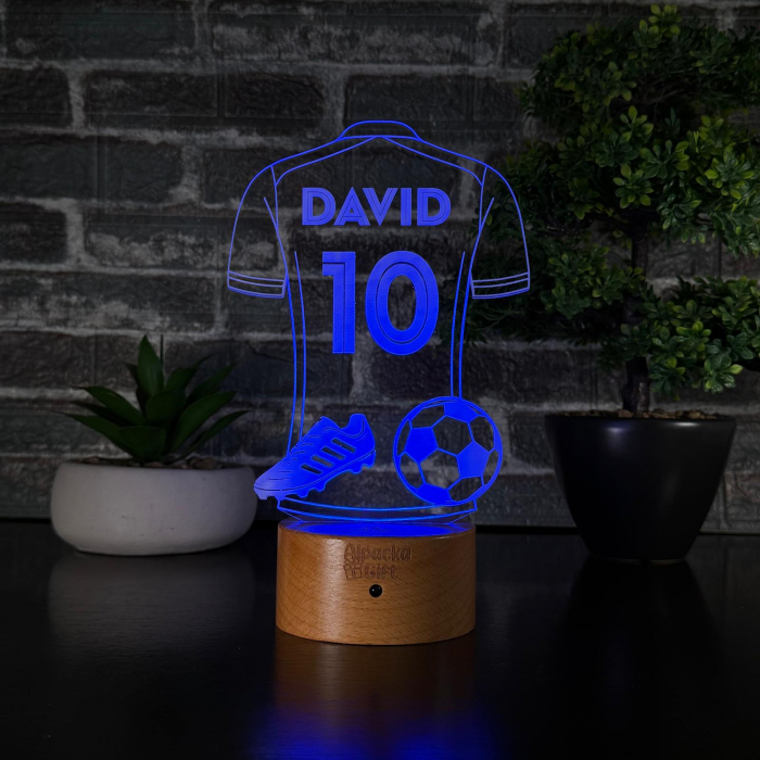 Lampă 3D - Tricou de Fotbal [5]