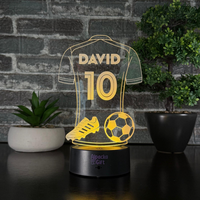 Lampă 3D - Tricou de Fotbal [4]