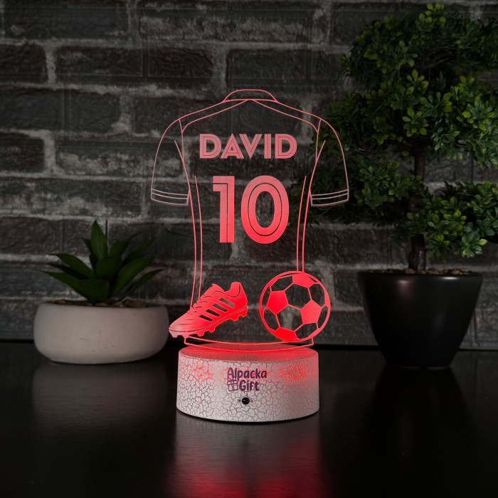 Lampă 3D - Tricou de Fotbal [5]