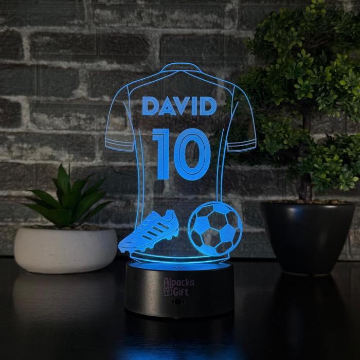 Lampă 3D - Tricou de Fotbal [5]