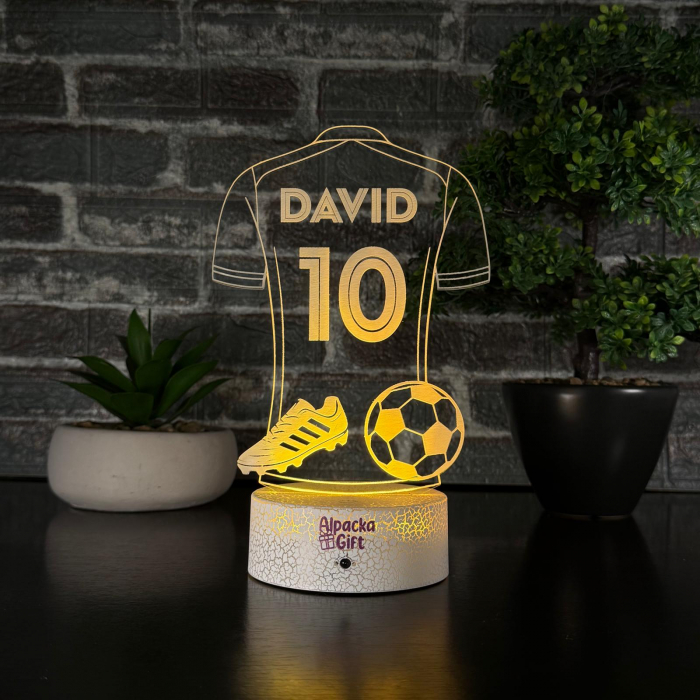 Lampă 3D - Tricou de Fotbal [2]