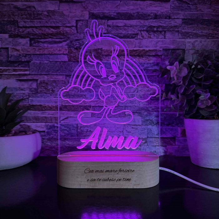 Lampă 3D - Tweety [6]