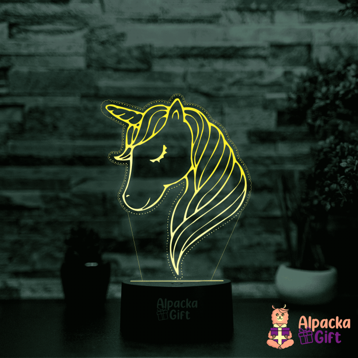 Lampă 3D - Unicorn 2 [2]