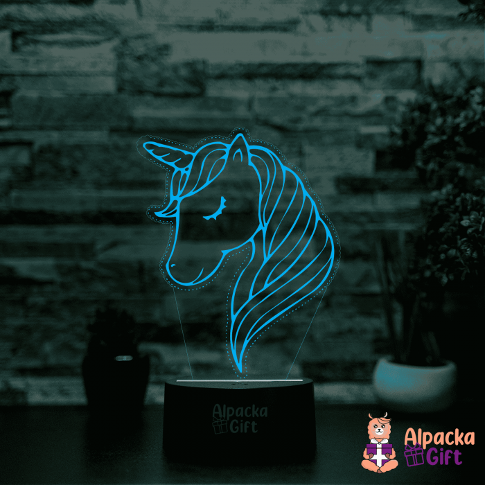Lampă 3D - Unicorn 2 [3]