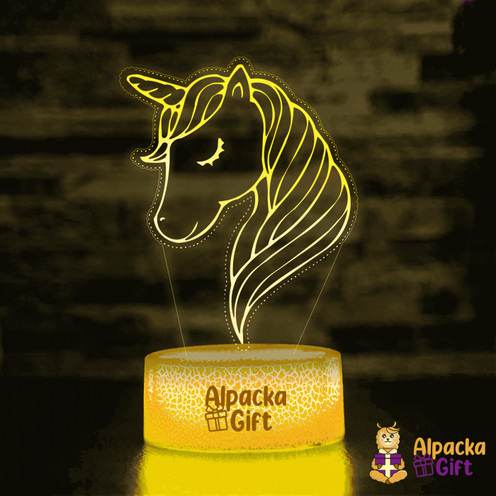 Lampă 3D - Unicorn 2 [3]