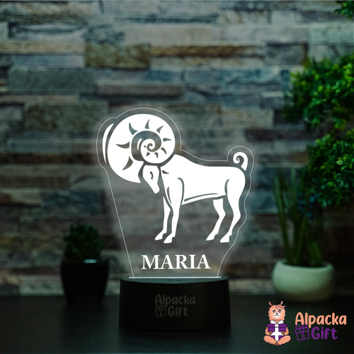 Lampă 3D - Zodia Berbec [4]