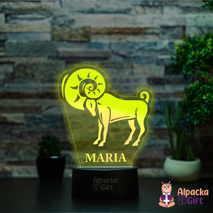 Lampă 3D - Zodia Berbec [3]