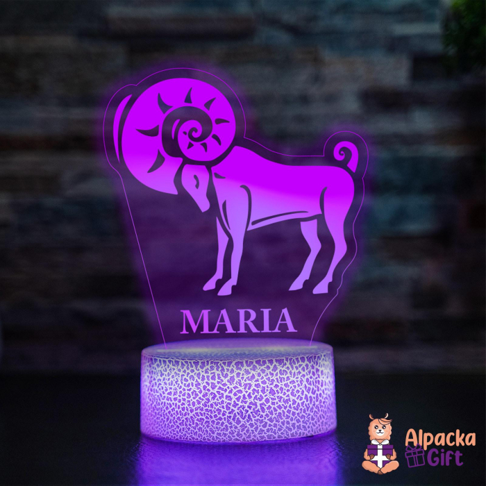 Lampă 3D - Zodia Berbec [2]
