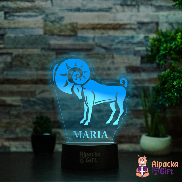 Lampă 3D - Zodia Berbec [2]