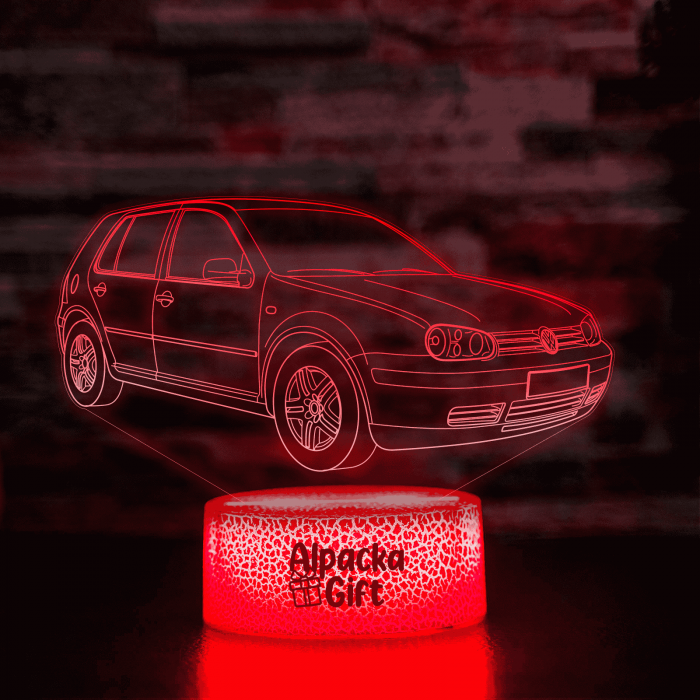 Lampă 3D - VW Golf 4 [4]
