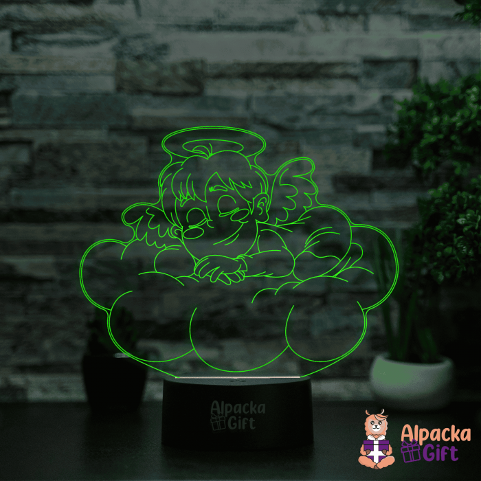 Lampă 3D Îngeraș pe nor [3]