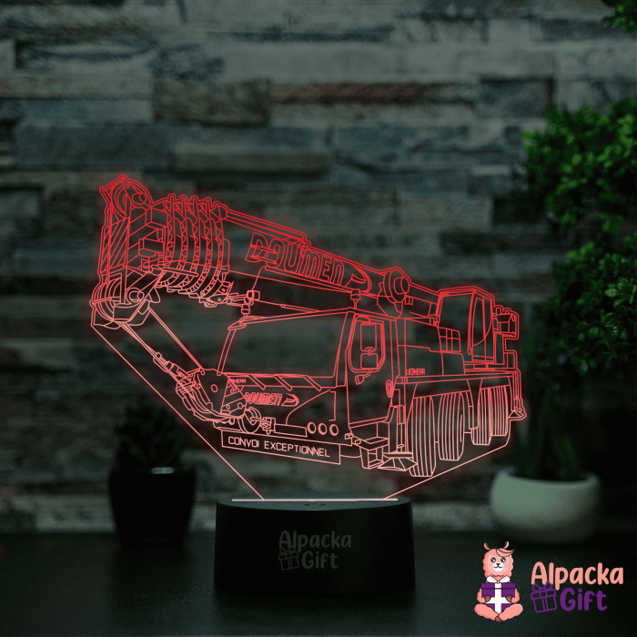 Lampă 3D Macara Mobilă Liebherr [3]