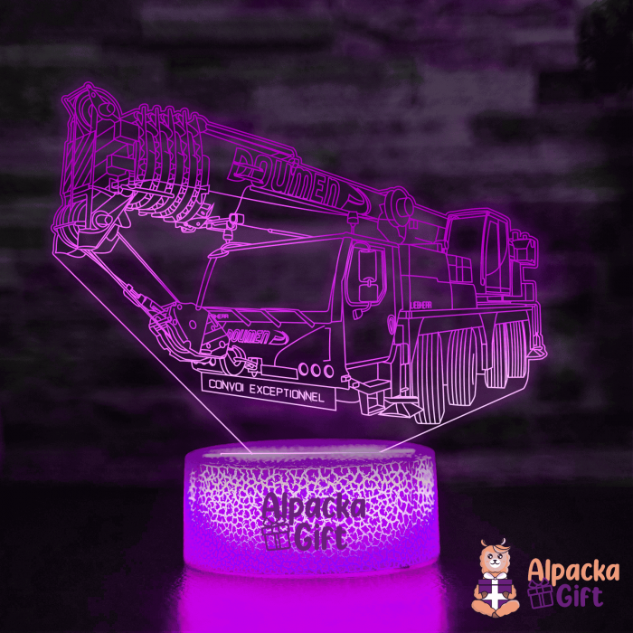 Lampă 3D Macara Mobilă Liebherr [4]