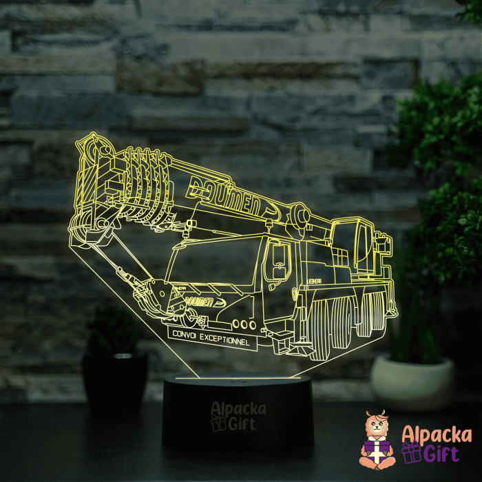 Lampă 3D Macara Mobilă Liebherr [4]