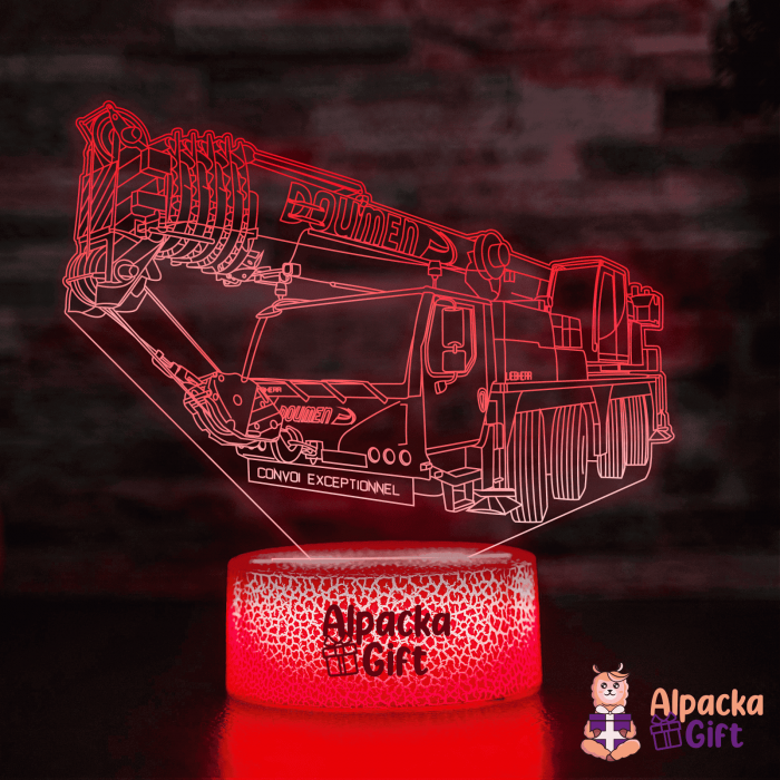 Lampă 3D Macara Mobilă Liebherr [3]