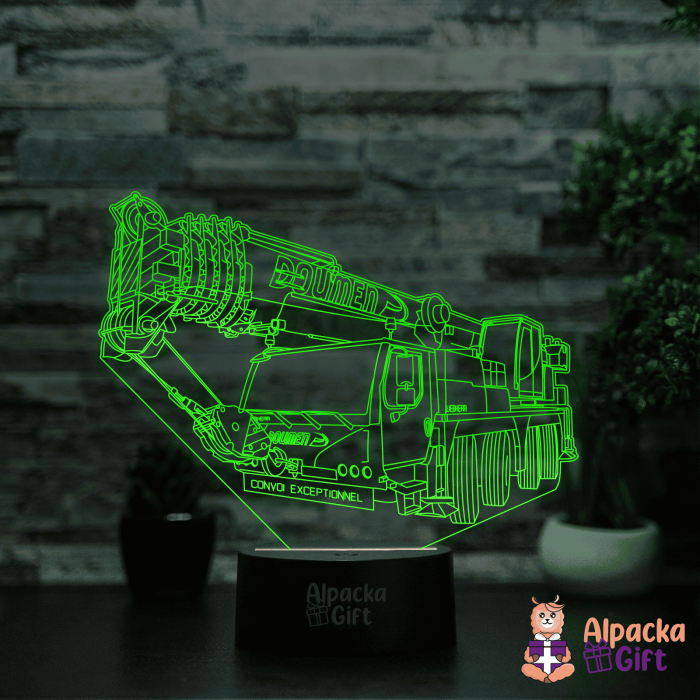 Lampă 3D Macara Mobilă Liebherr [2]