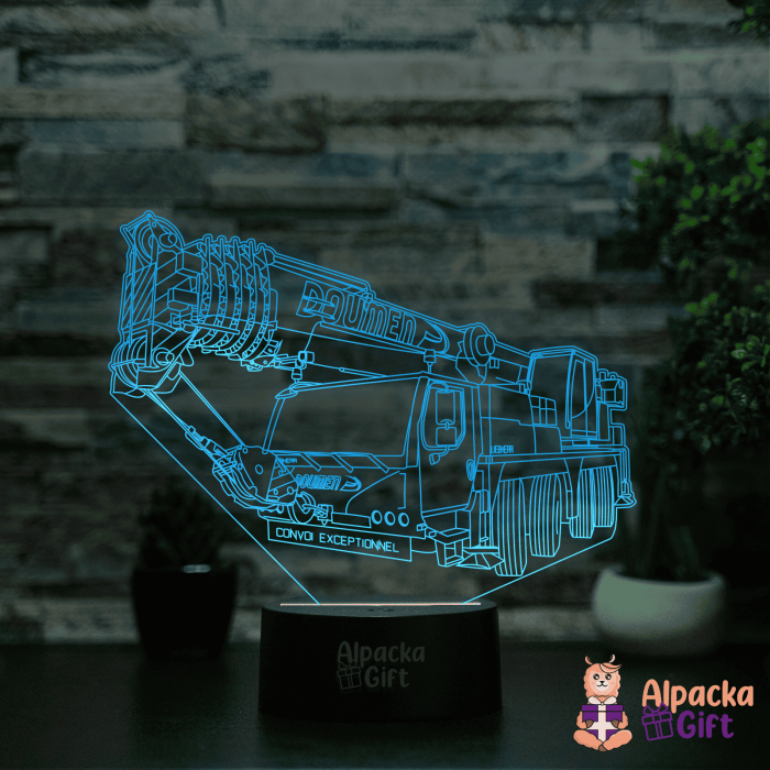 Lampă 3D Macara Mobilă Liebherr [5]