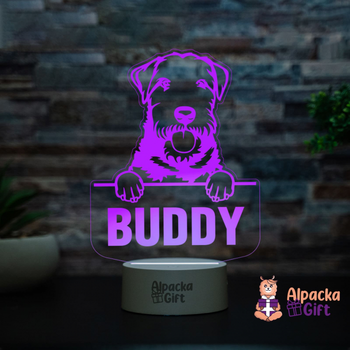 Lampă 3D Welsh Terrier [2]