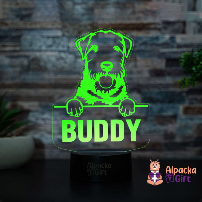 Lampă 3D Welsh Terrier [4]