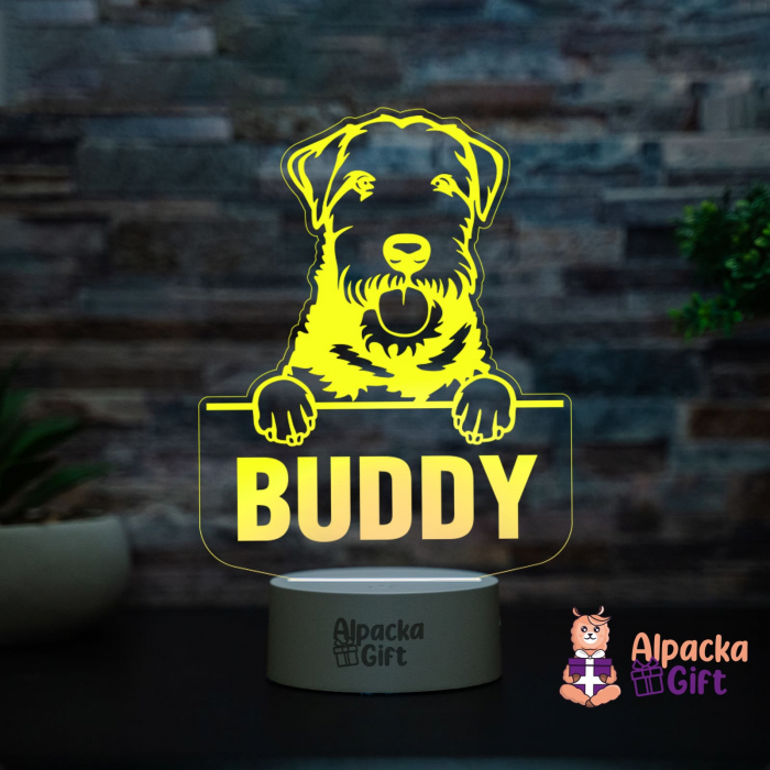Lampă 3D Welsh Terrier [4]