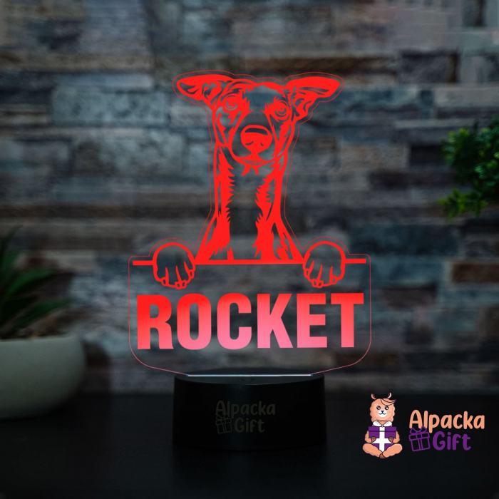 Lampă 3D - Whippet [4]