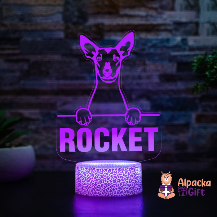Lampă 3D Xoloitzcuintli [3]