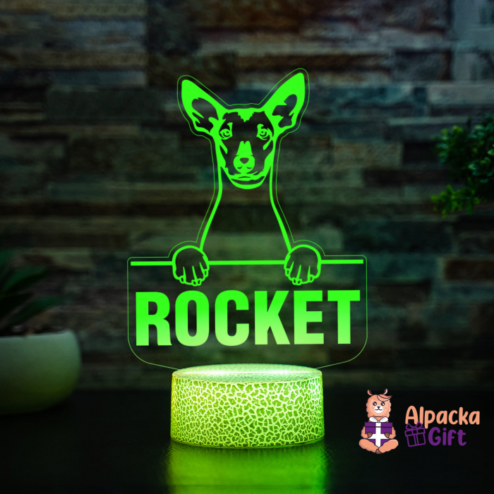 Lampă 3D Xoloitzcuintli [4]