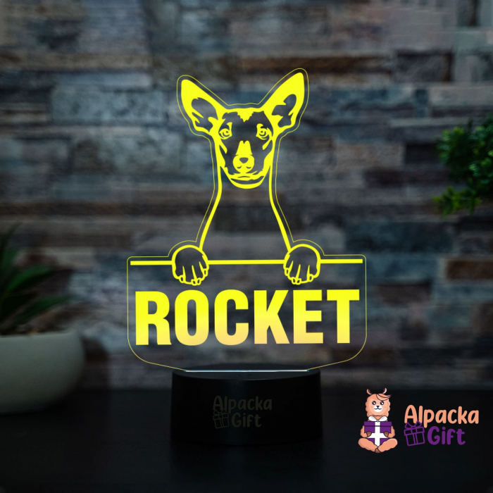 Lampă 3D Xoloitzcuintli [3]