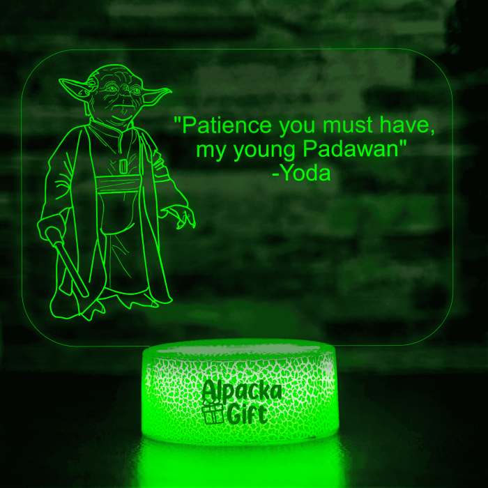 Lampă 3D - Yoda 43 [5]