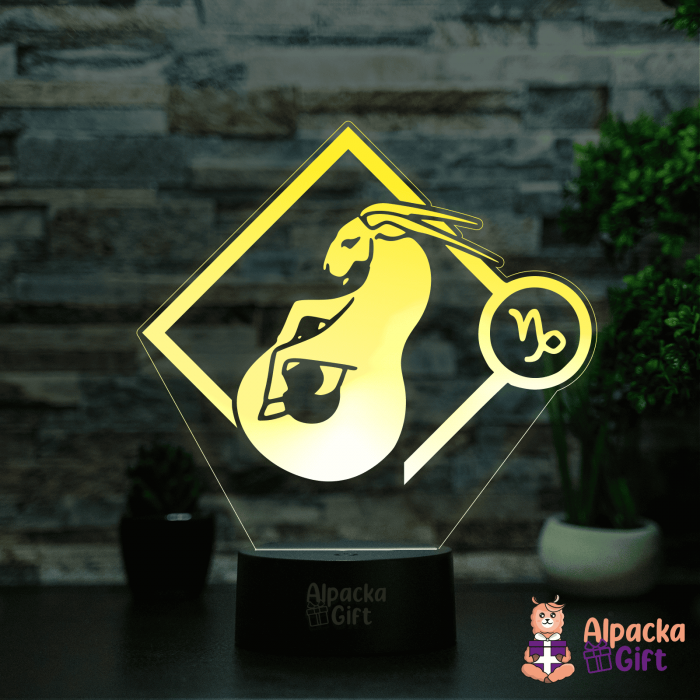 Lampă 3D - Zodia Capricorn 2 [5]
