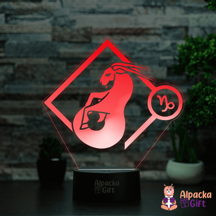 Lampă 3D - Zodia Capricorn 2 [3]