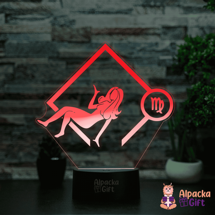 Lampă 3D Zodia - Fecioară 2 [2]