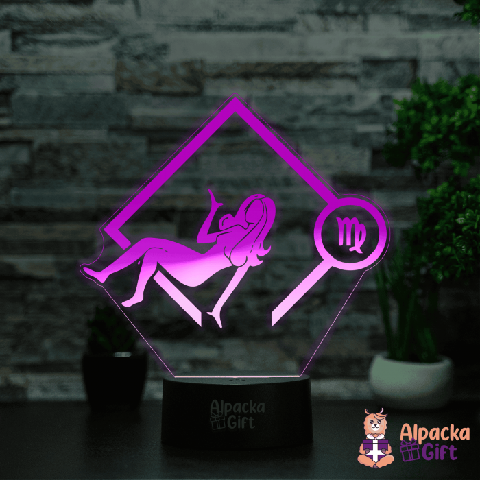 Lampă 3D Zodia - Fecioară 2 [3]