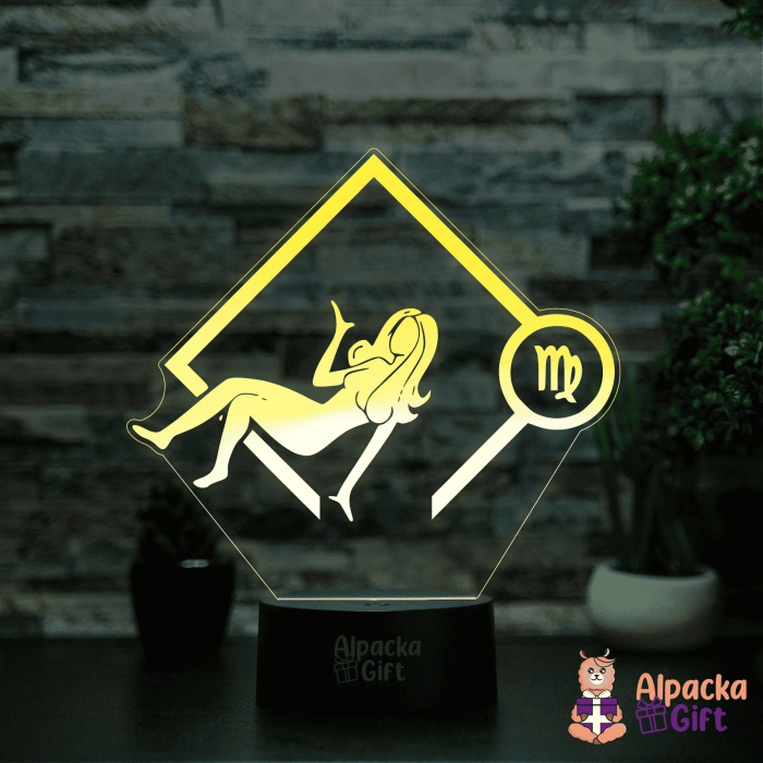 Lampă 3D Zodia - Fecioară 2 [4]