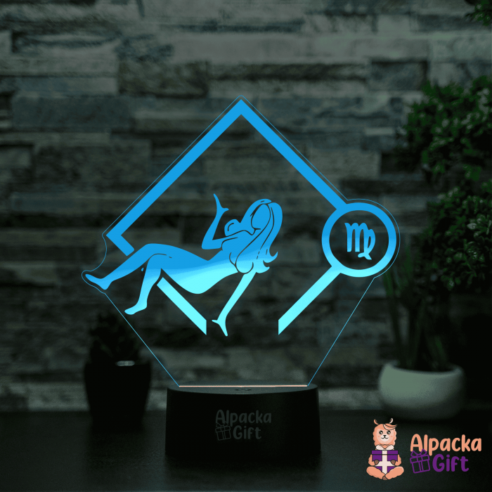 Lampă 3D Zodia - Fecioară 2 [5]