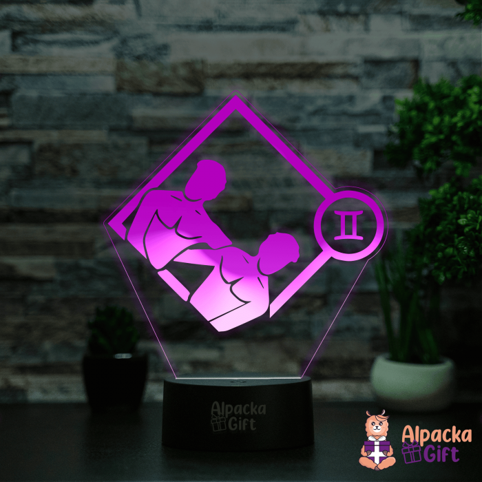 Lampă 3D Zodia Gemeni 2 [4]